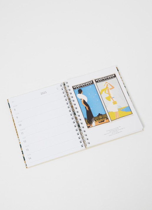 Bekking & Blitz Art Deco & Jugendstil agenda 2023 - voorkant 2 witgoud