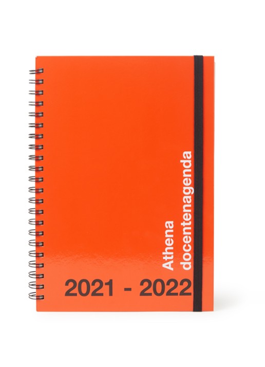 Bekking & Blitz Athena docentenagenda 2021-2022 - voorkant steenrood