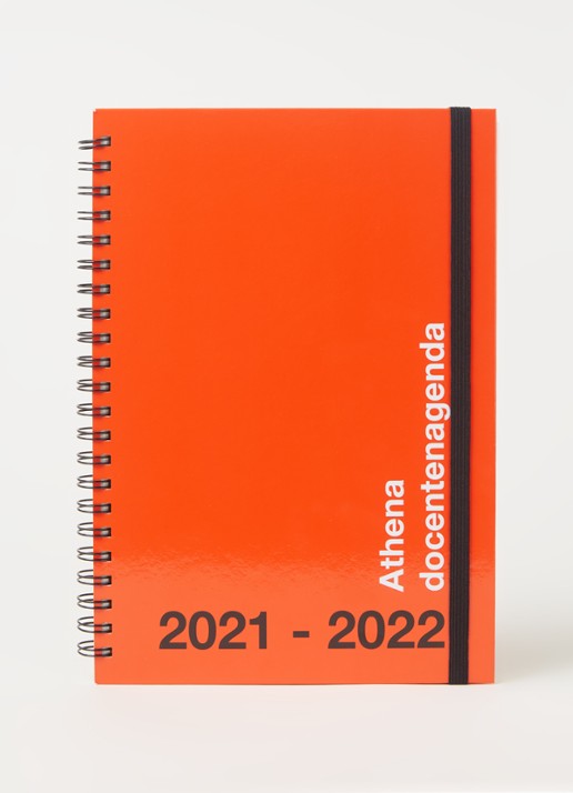 Bekking & Blitz Athena docentenagenda 2021-2022 - voorkant 2 steenrood