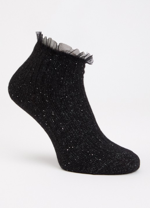 Bellerose Baso sokken in linnenblend met lurex