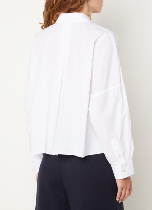 Bellerose Candice blouse met kraag - achterkant 2 wit