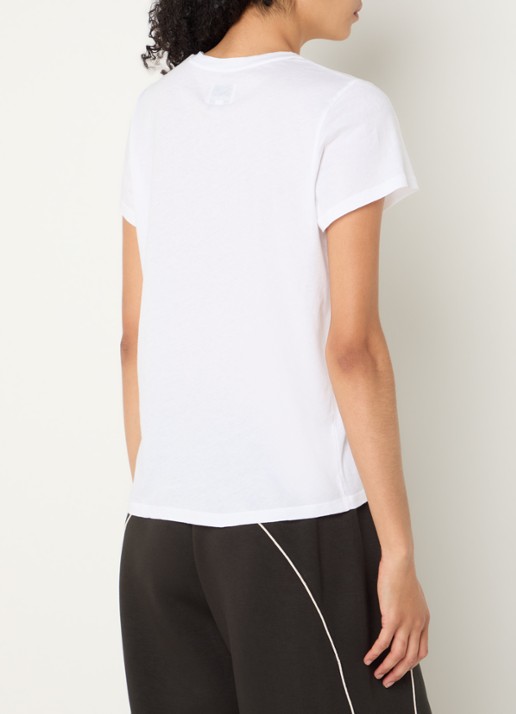 Bellerose Covi T-shirt met ronde hals - achterkant 2 wit