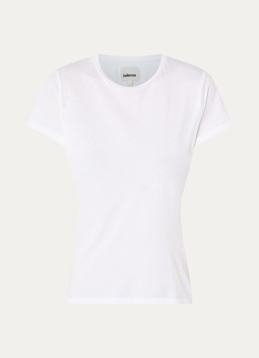Bellerose Covi T-shirt met ronde hals - voorkant 3 wit