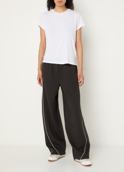 Bellerose Covi T-shirt met ronde hals - voorkant 4 wit