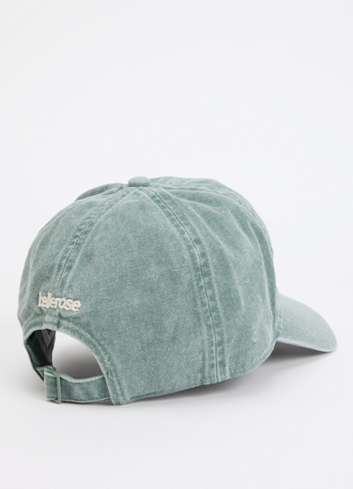 Bellerose Damon pet met logoborduring - detail zeegroen