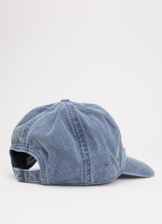 Bellerose Damon pet met logoborduring - detail 2 blauw