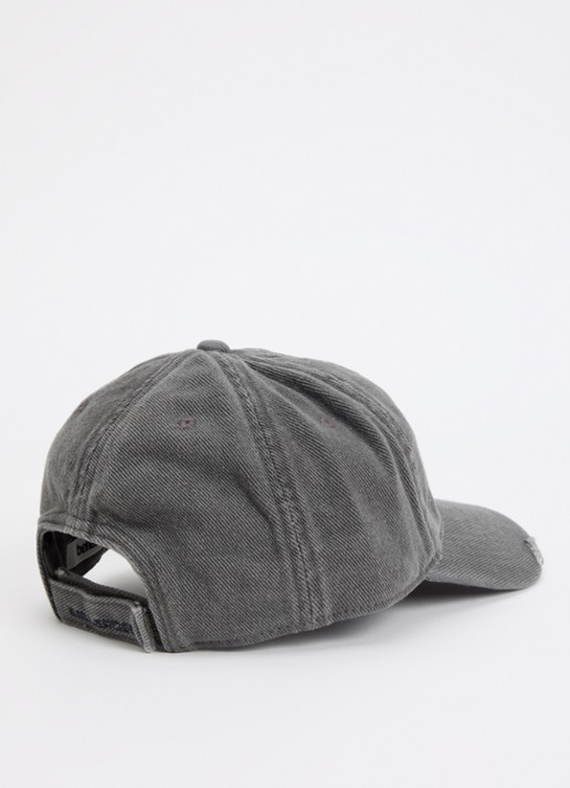 Bellerose Dasket pet met borduring - detail grijs