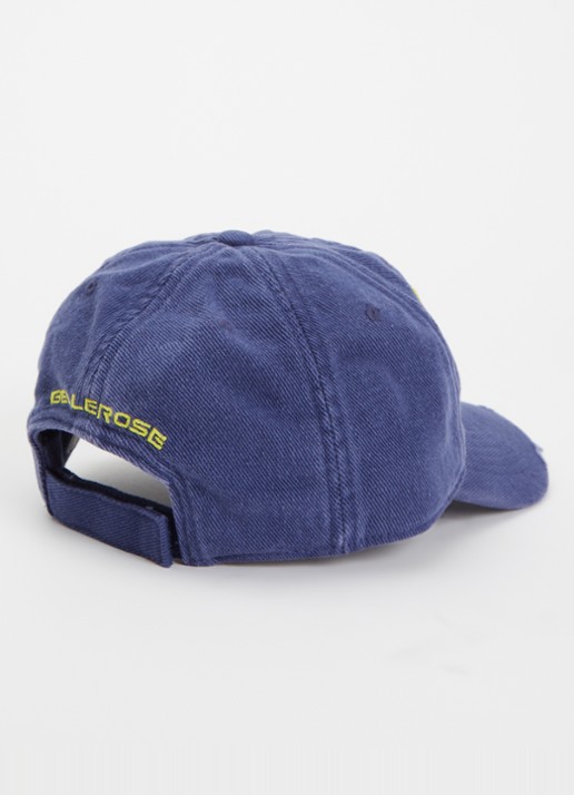 Bellerose Dooba pet met borduring - detail 2 donkerblauw