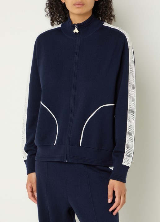 Bellerose Dousy fijngebreid vest met ritszakken