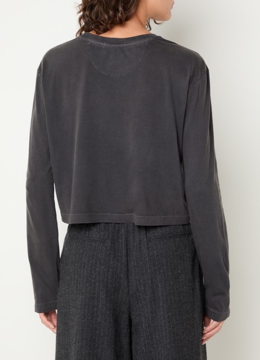 Bellerose Fuele long sleeve met ronde hals - achterkant zwart