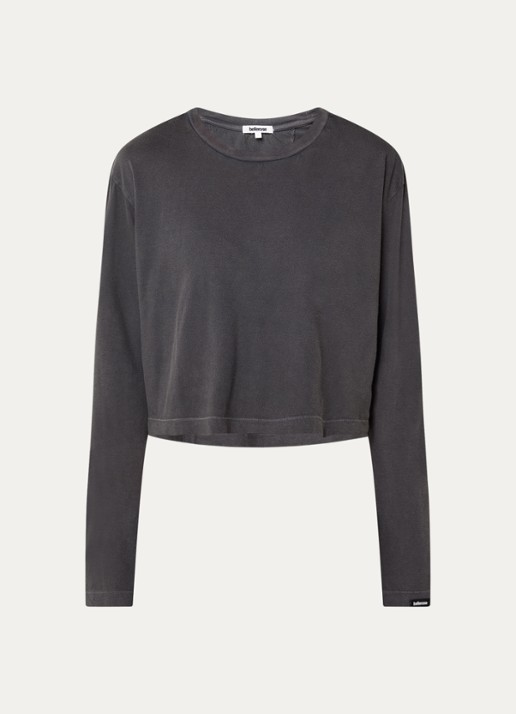 Bellerose Fuele long sleeve met ronde hals - voorkant 2 zwart