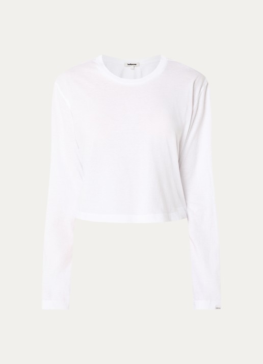 Bellerose Fuele long sleeve met ronde hals - voorkant wit