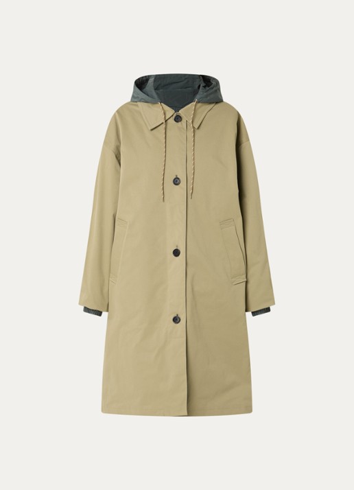 Bellerose Hearty trenchcoat met steekzakken