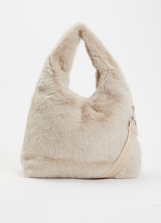 Bellerose Helga handtas van imitatiebont