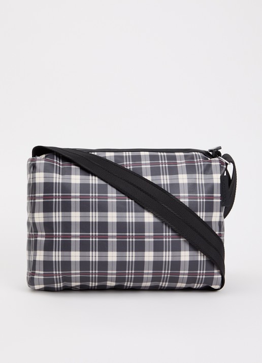 Bellerose Hobbes crossbodytas met ruitdessin en verstelbare schouderriem
