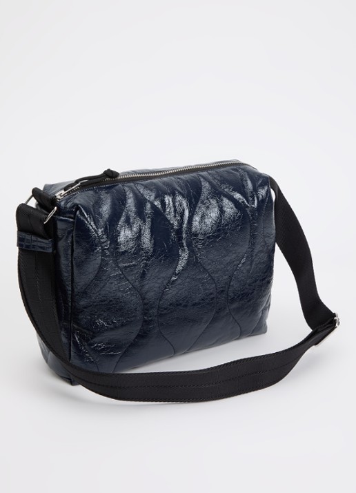 Bellerose Hobbes crossbodytas met verstelbare schouderriem - achterkant 5 donkerblauw