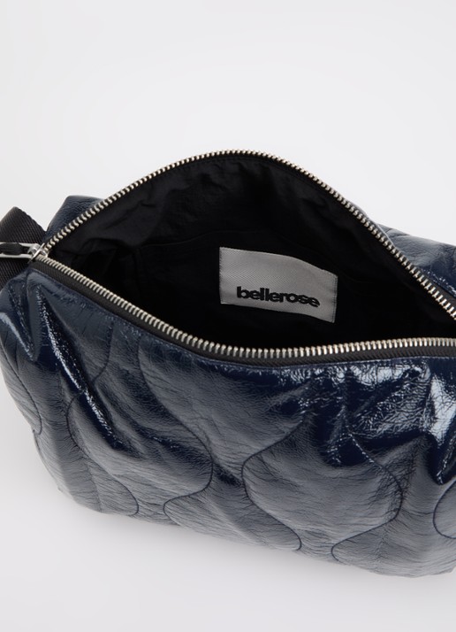 Bellerose Hobbes crossbodytas met verstelbare schouderriem - detail 2 donkerblauw