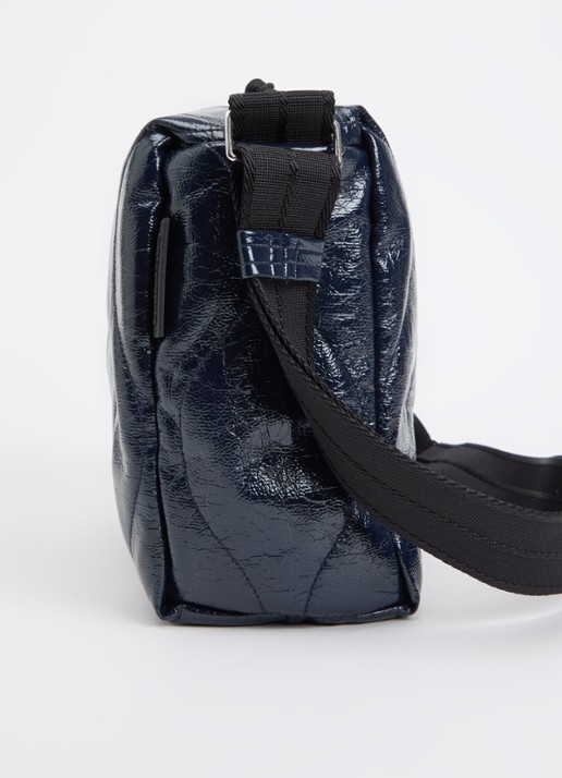 Bellerose Hobbes crossbodytas met verstelbare schouderriem - detail 3 donkerblauw