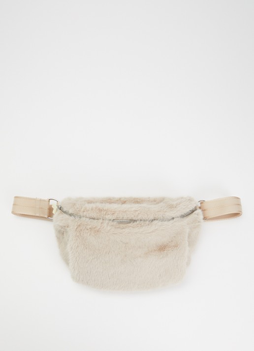 Bellerose Hoswel crossbodytas van imitatiebont met verstelbare schouderriem