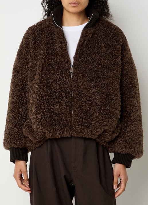 Bellerose Jallis oversized jack van imitatiebont