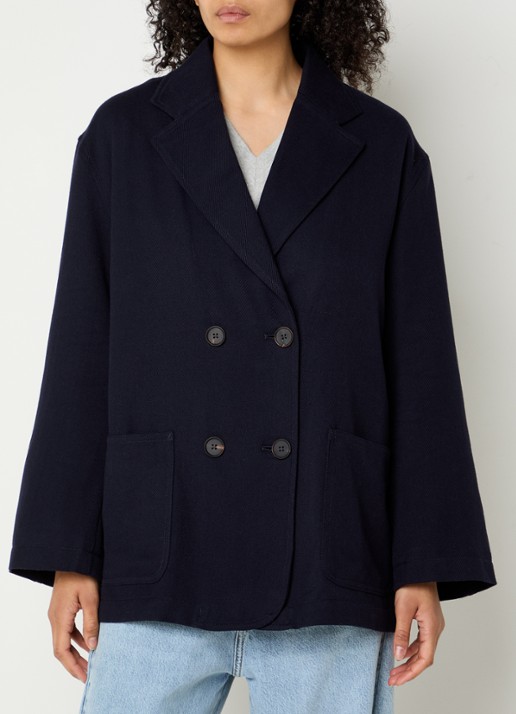 Bellerose Jazzie oversized double-breasted blazer in wolblend