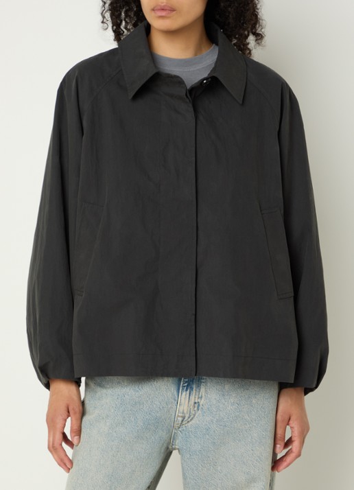Bellerose Jodie jack met steekzakken  - detail 4 bronsgroen