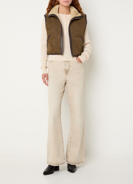 Bellerose Jonson reversible bodywarmer met steekzakken - voorkant 4 bruin
