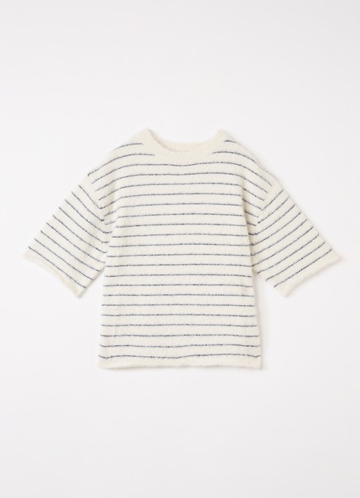 Bellerose Lisay fijngebreide trui met streepprint
