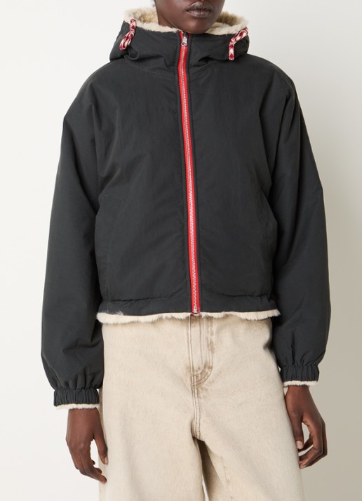 Bellerose Loud reversible jack met voering van imitatiebont