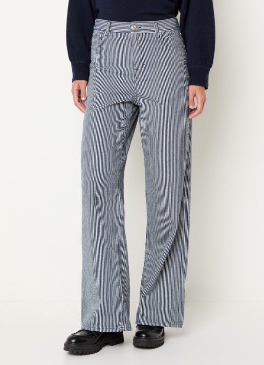 Bellerose Parthe high waist wide fit jeans met gekleurde wassing