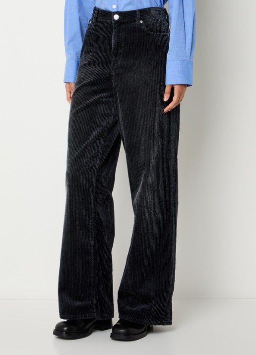 Bellerose Parthe high waist wide leg jeans met gekleurde wassing