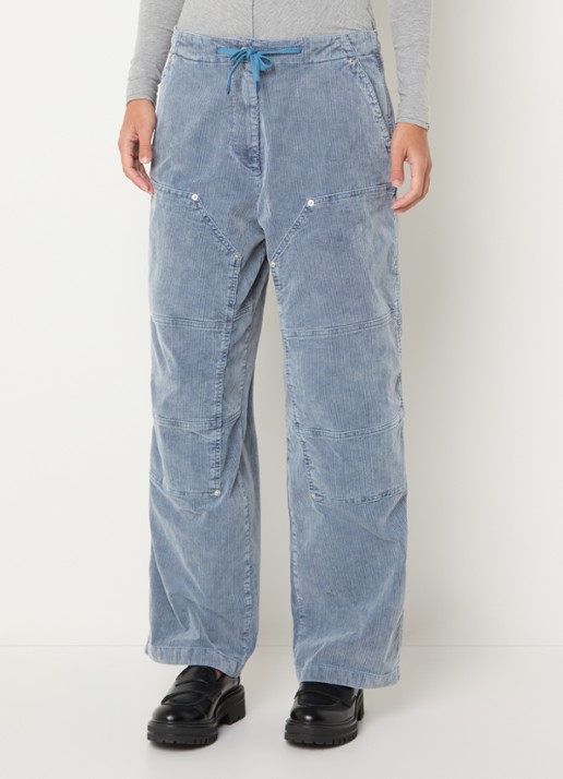 Bellerose Phantom mid waist wide fit jeans met gekleurde wassing