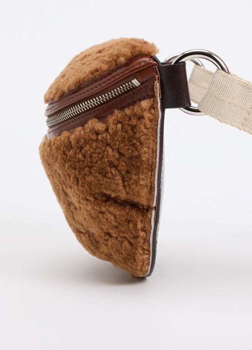 Bellerose Rosie crossbodytas met afneembare schouderriem - detail 3 camel