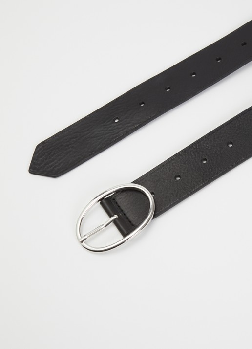 Bellerose Sanel riem van leer - detail zwart