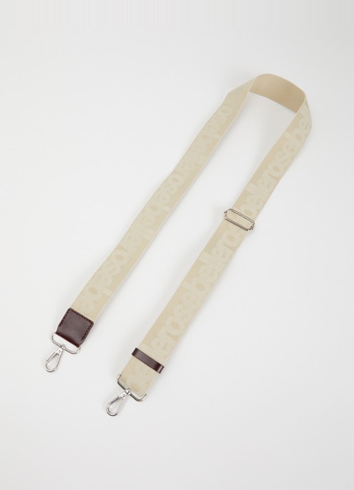 Bellerose Schouderriem met details van leer en logoprint