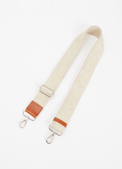 Bellerose Schouderriem met details van leer en logoprint