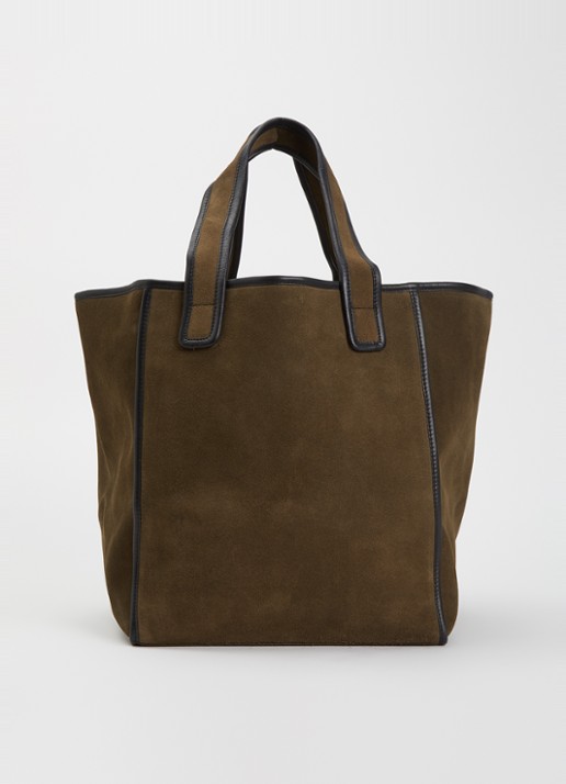 Bellerose Shopper van suède met leren details