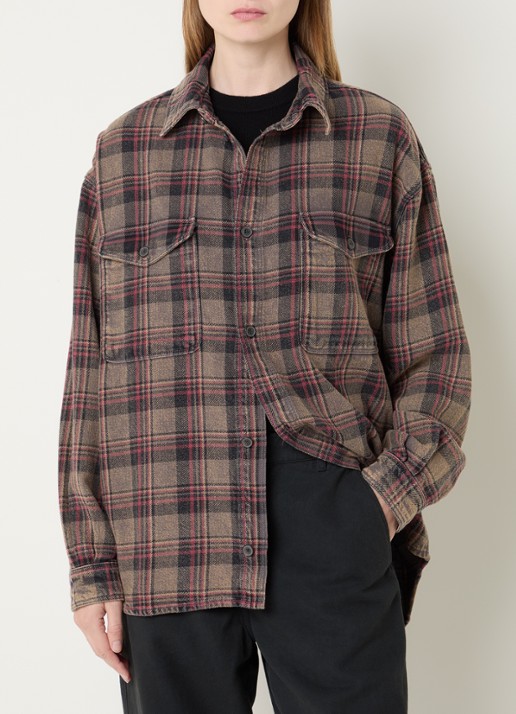 Bellerose Snow blouse met ruitdessin