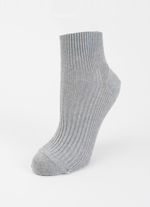 Bellerose Sokken met glitter  - detail grijs