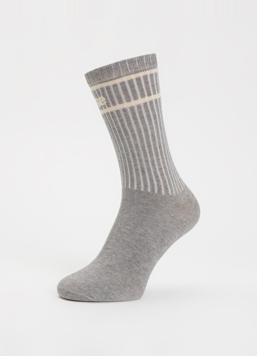 Bellerose Sokken met logo - detail 3 grijs