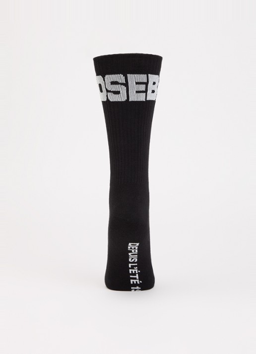 Bellerose Sokken met logo - voorkant 2 zwart