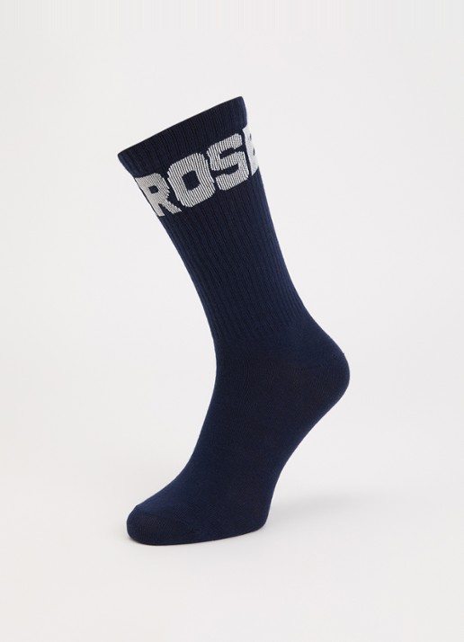 Bellerose Sokken met logo - detail donkerblauw