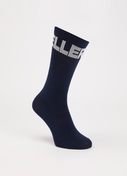 Bellerose Sokken met logo - voorkant 2 donkerblauw