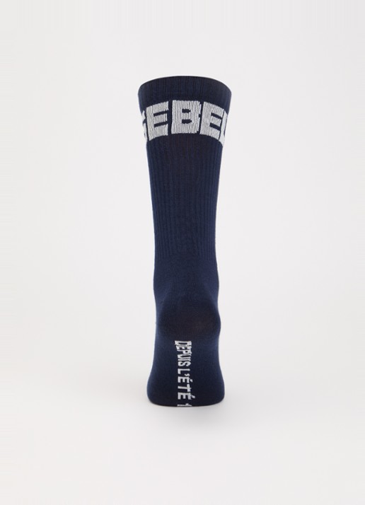 Bellerose Sokken met logo - voorkant 3 donkerblauw
