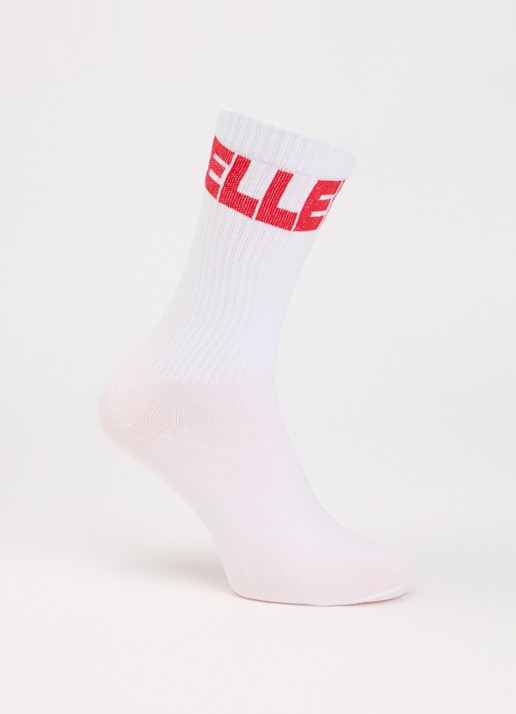Bellerose Sokken met logo - voorkant wit