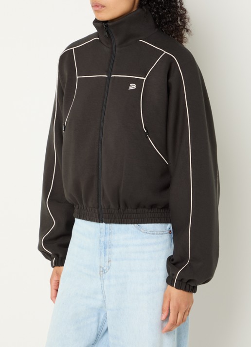 Bellerose Tropy sweatvest met logoborduring