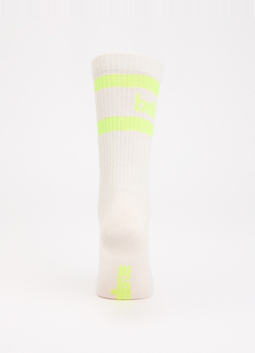 Bellerose Vanmo sokken in katoenblend met logo - voorkant 2 gebroken wit