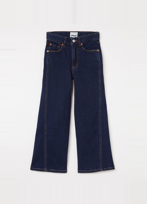 Bellerose Wanda flared jeans met donkere wassing
