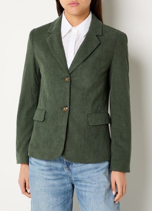 Benetton Blazer met structuur en klepzakken