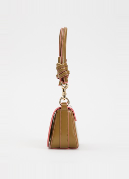 Benetton Crossbodytas met afneembare schouderriem - detail 2 camel